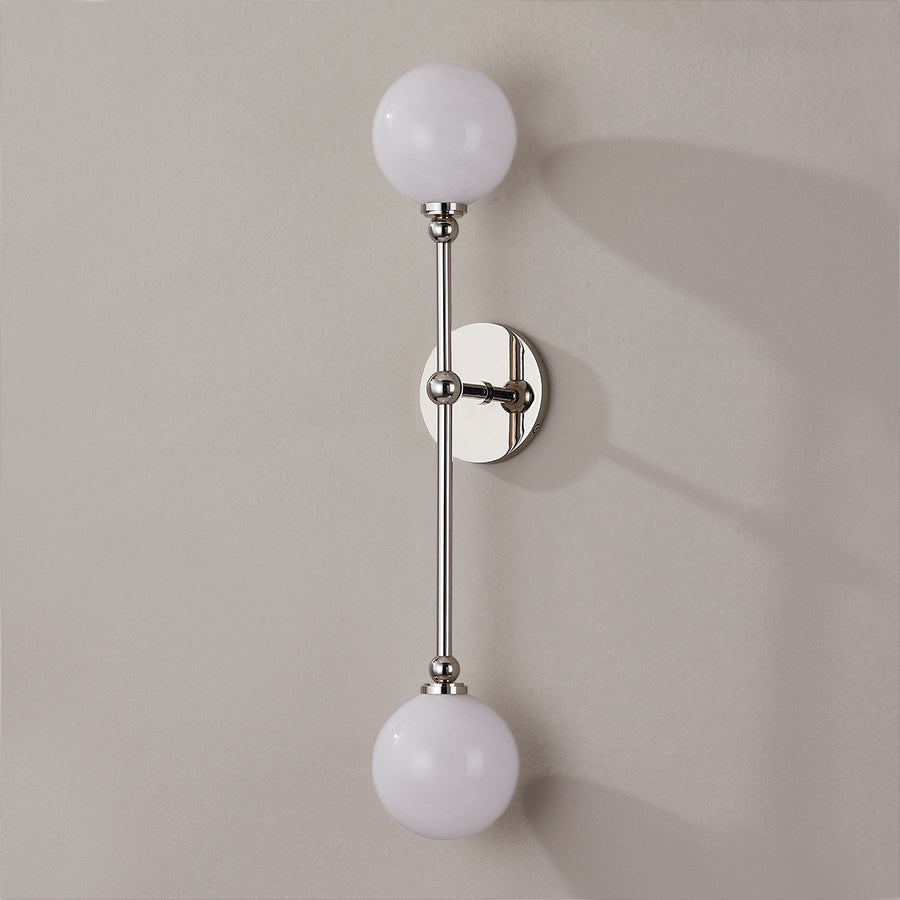 Hudson Valley Lighting Andrews Wall Sconce — Polished Nickel