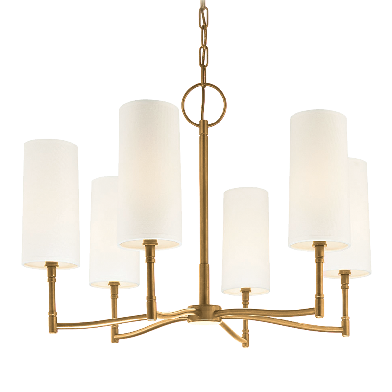 Hudson Valley Lighting Dillon Chandelier — Aged Brass