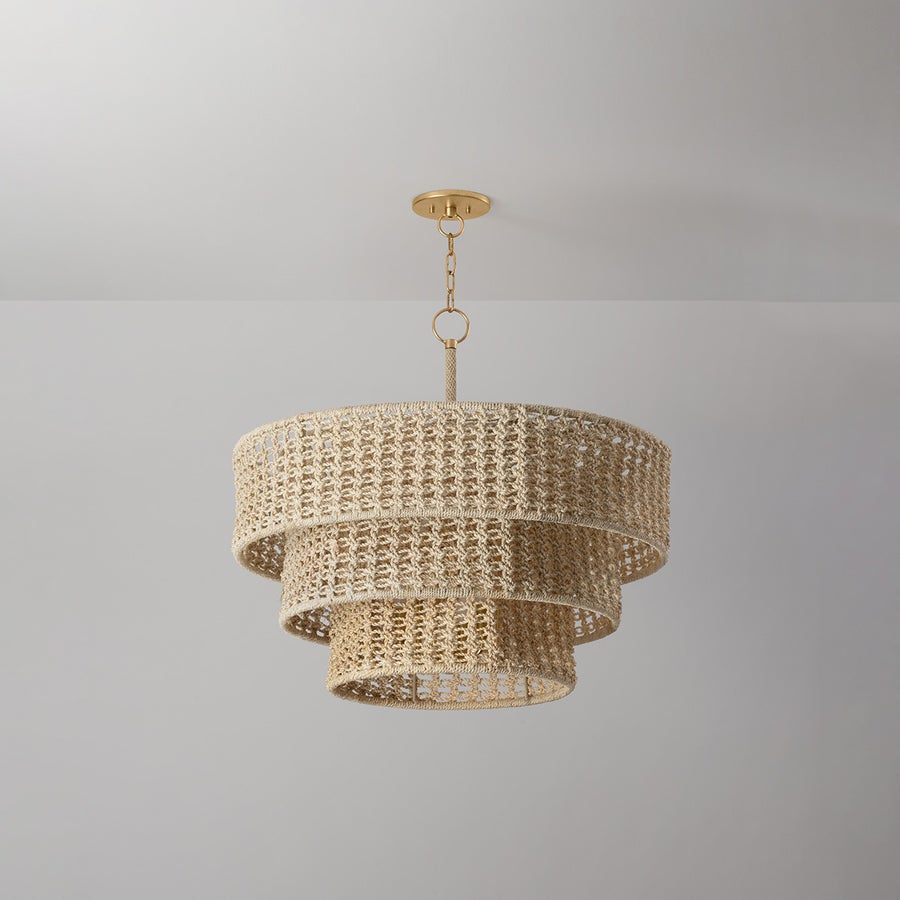 Hudson Valley Lighting YORKHILL PENDANT — Vintage Gold Leaf