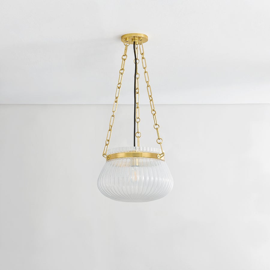 Hudson Valley Lighting GRANBY Pendant — Aged Brass