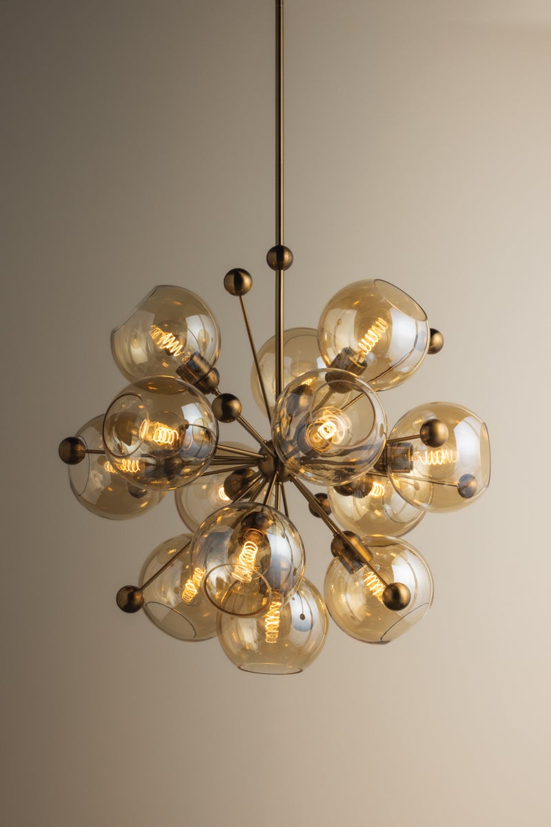 Troy Lighting ELLORY CHANDELIER — F1232-PBR