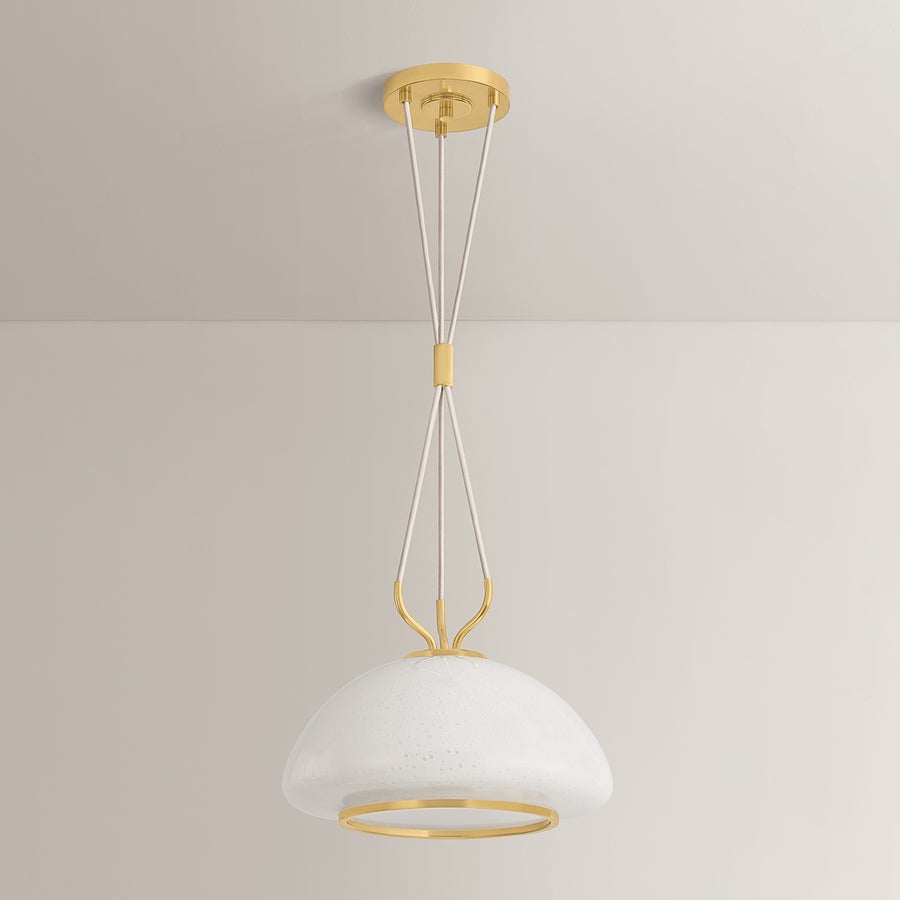 Hudson Valley Lighting Baudette Pendant — Aged Brass