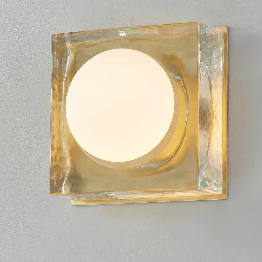 Hudson Valley Lighting Mackay Wall Sconce — Aged Brass