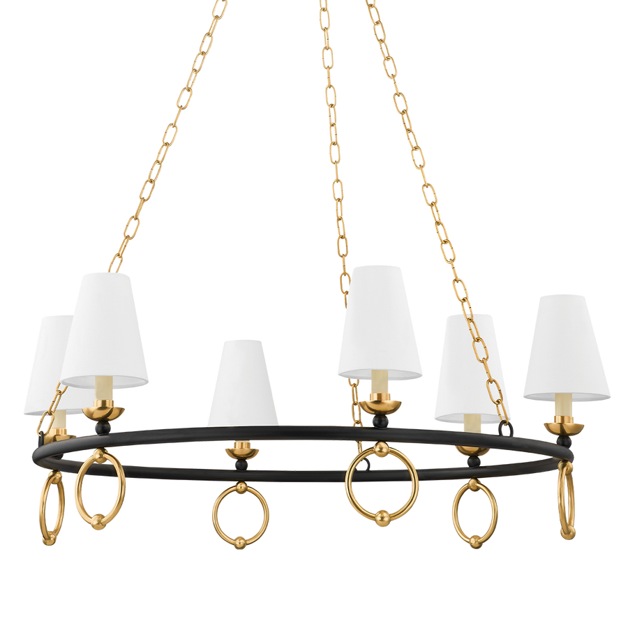 Mitzi Haverford Chandelier — H757806-AGB/TBK