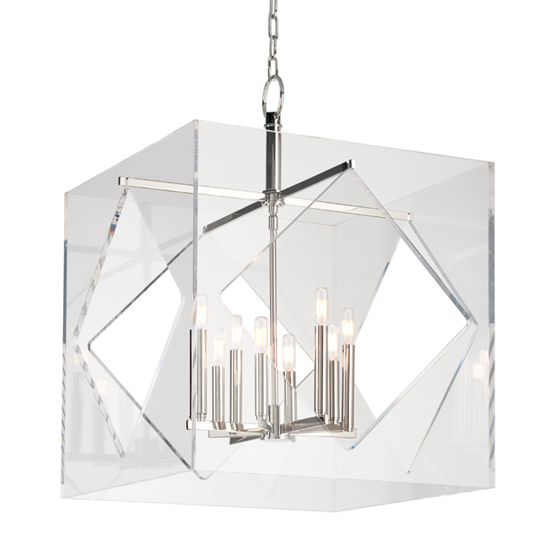 Hudson Valley Lighting Travis Chandelier — Polished Nickel