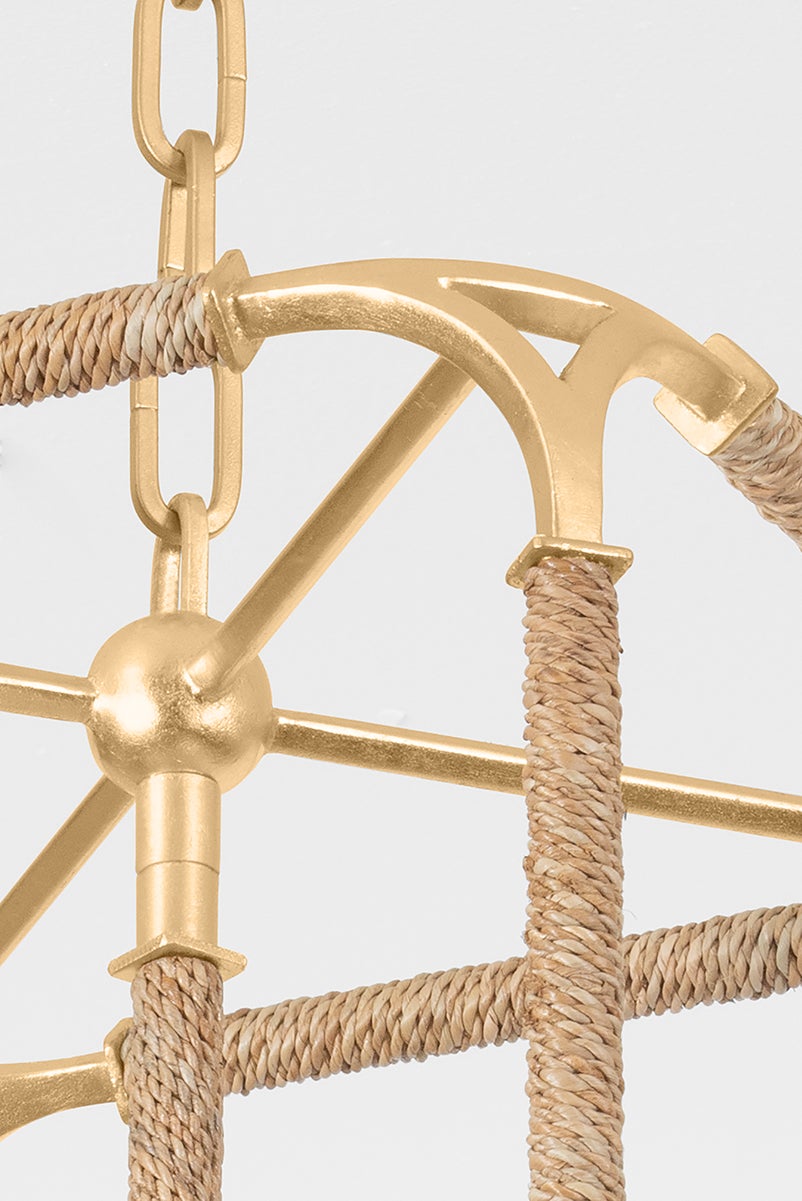 Hudson Valley Lighting LAURENCESTON Lantern — Gold Leaf