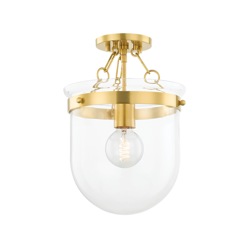 Bell Flush Mount (Unlacquered Brass)