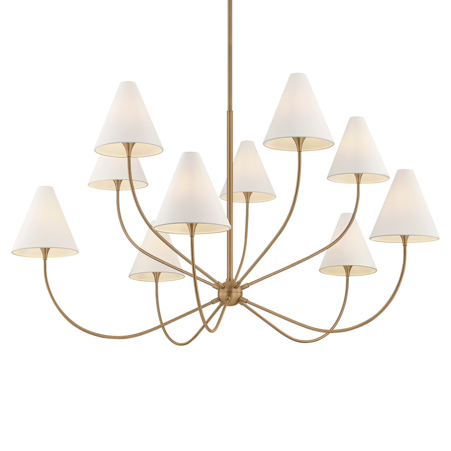 Troy Lighting Evermore Chandelier — F1960-PBR