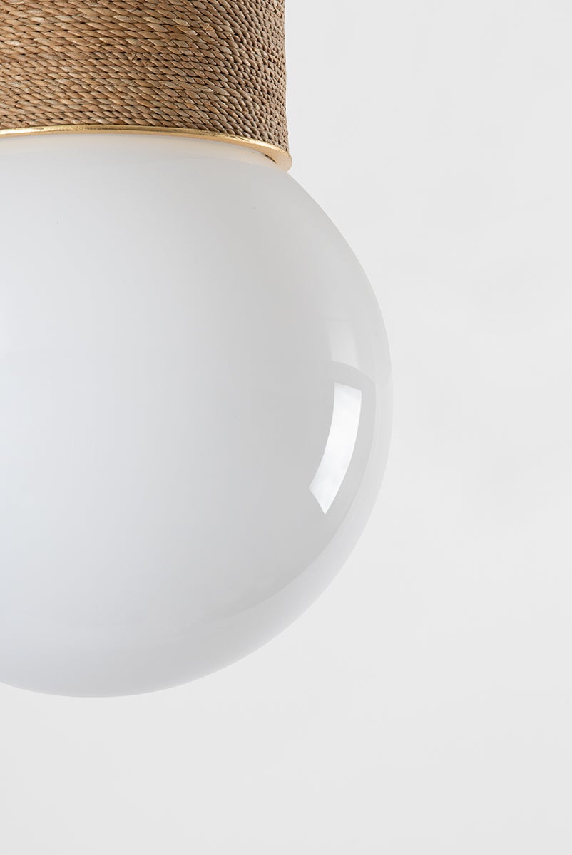 Hudson Valley Lighting ARDSLEY Flush Mount — Vintage Gold Leaf