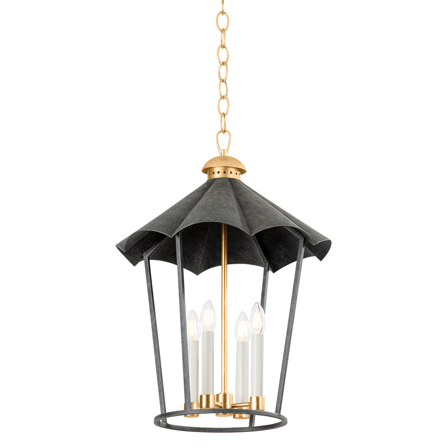Troy Lighting WILDOMAR Lantern — F3718-VGL/FRN