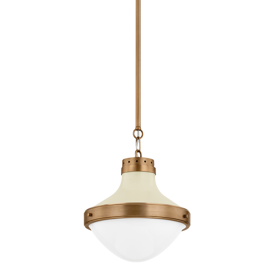 Troy Lighting MAXTON Pendant — F3113-PBR/SSD