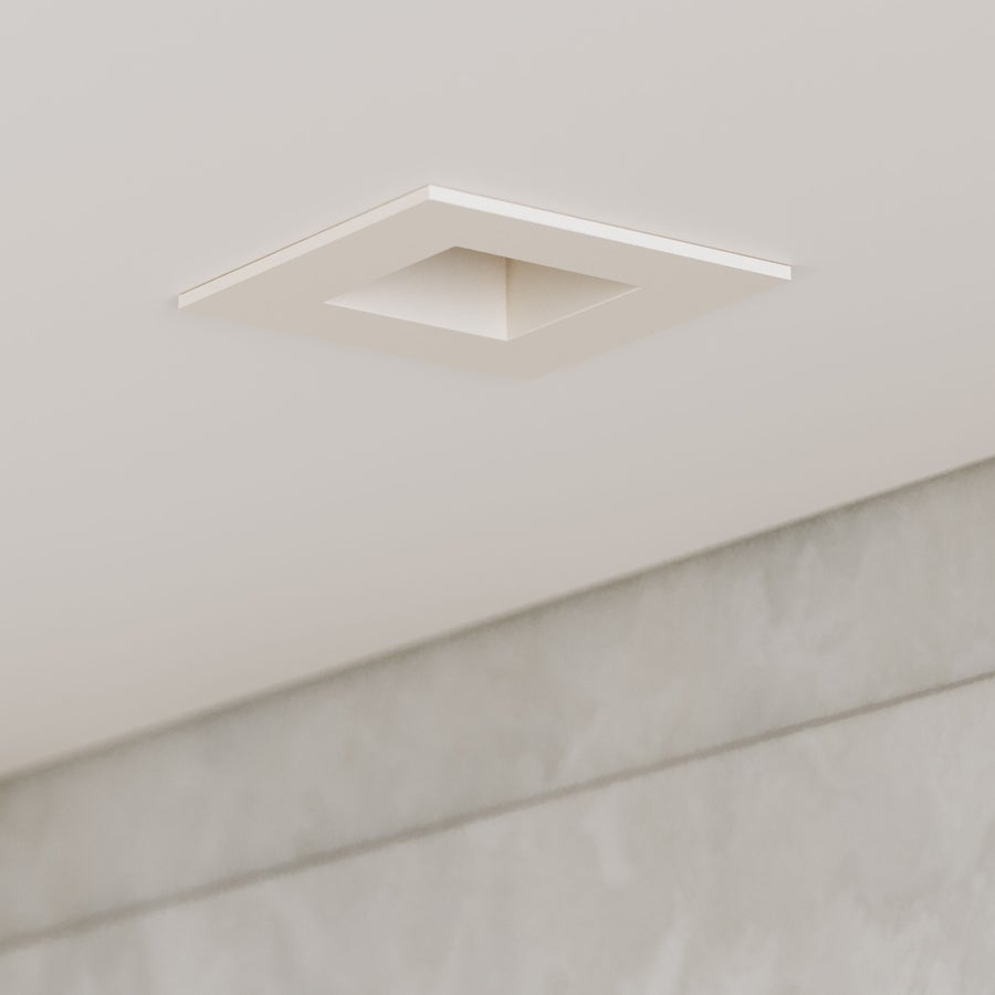 CSL CSL Forme 3" LED Recessed Downlight, Adjustable Aim, Remodel, Square White Trim, 3000K — DLT3ARIC-30-SASTWT