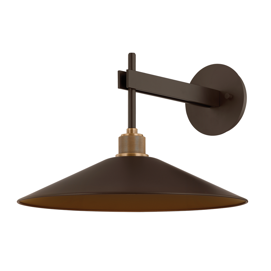 Troy Lighting Harac Exterior Wall Sconce — B7811-PBR/BRZ
