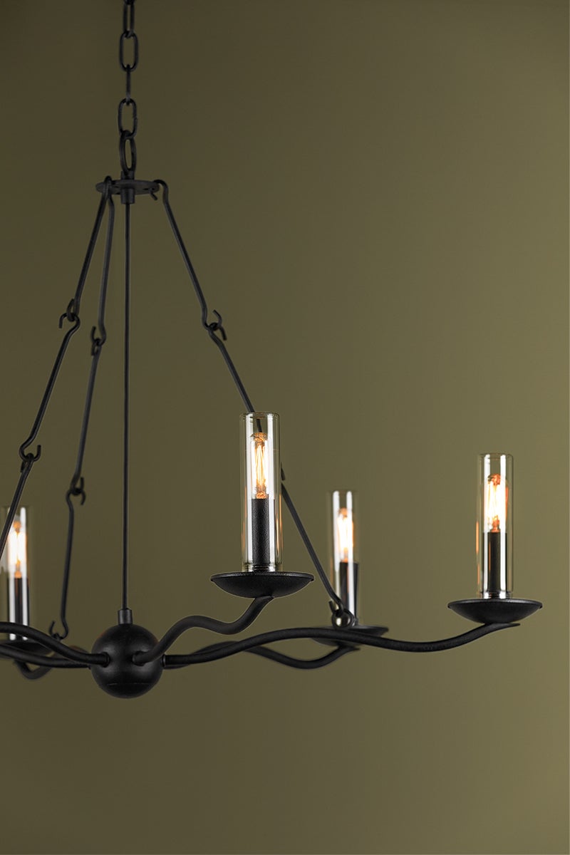 Troy Lighting Sawyer Exterior Chandelier — F6307-FOR