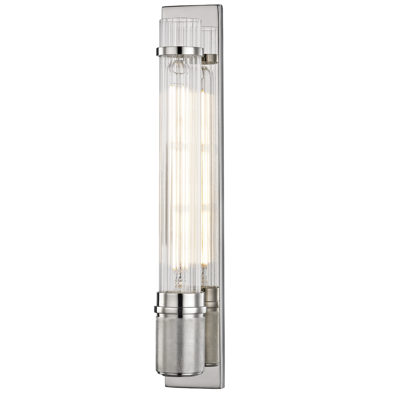Hudson Valley Lighting Shaw Wall Sconce — Polished Nickel