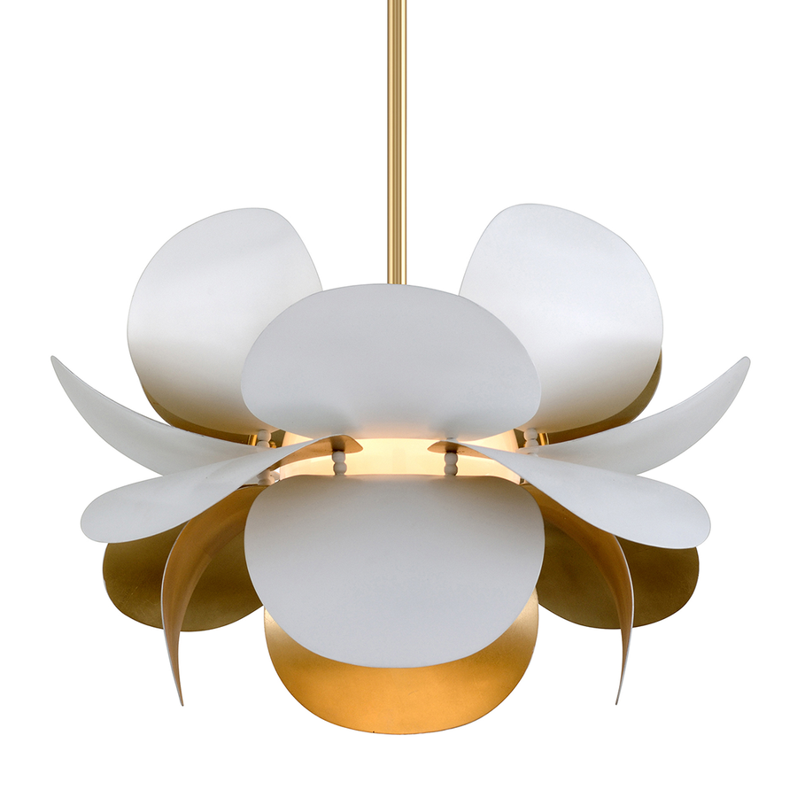 Corbett Lighting Ginger Chandelier — 314-42-GL/SWH