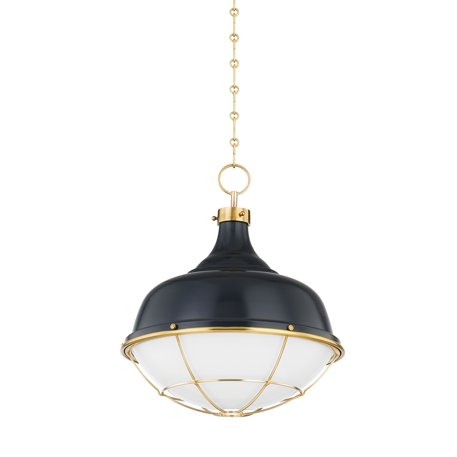 Hudson Valley Lighting HOLKHAM Pendant — MDS1502-AGB/DBL