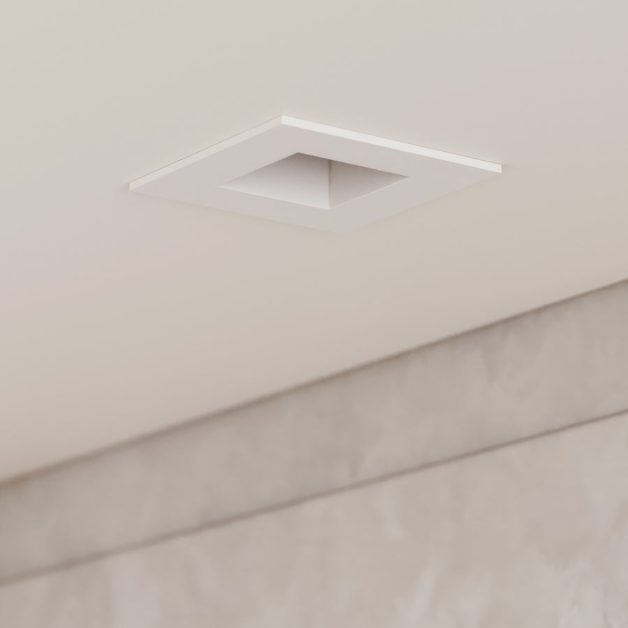 CSL CSL Forme 3" LED Recessed Downlight, Remodel, Square White Trim, 3000K — DLT3RIC-30-SFSTWT
