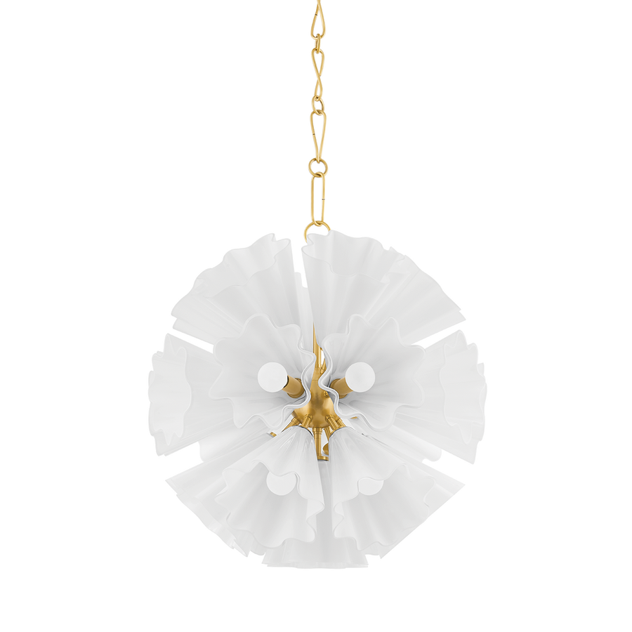 Hudson Valley Lighting CAPRI Chandelier — Aged Brass