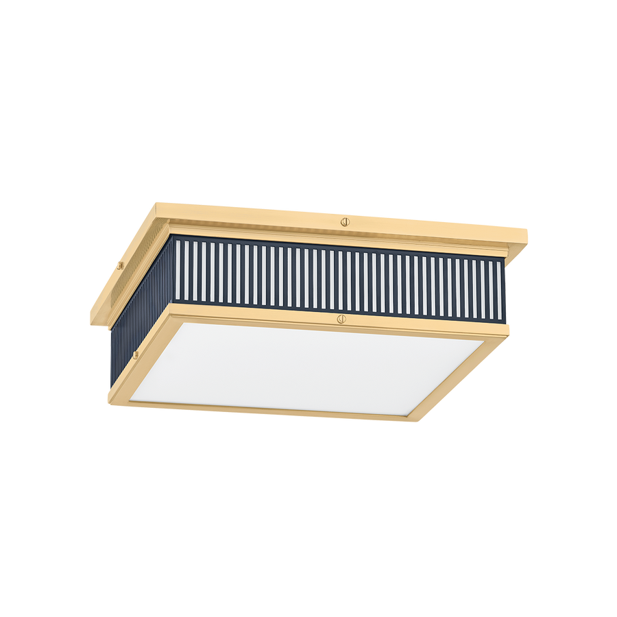 Hudson Valley Lighting Ashdown Flush Mount — MDS1900-AGB/DBL