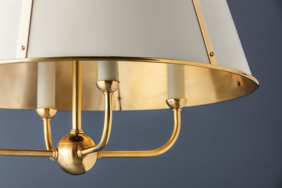Hudson Valley Lighting Cambridge Chandelier — MDS120-AGB/OW