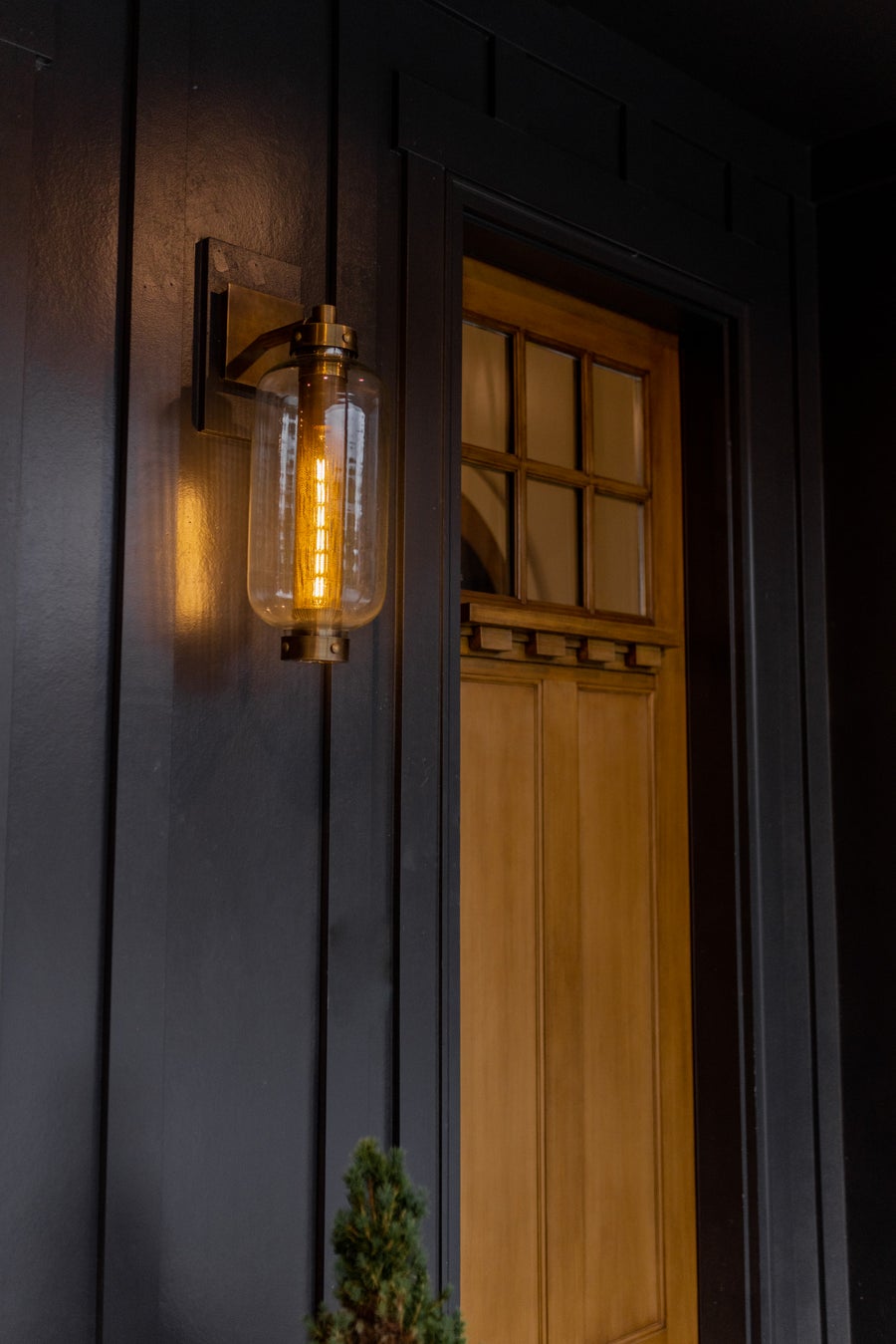 Troy Lighting Atwater Exterior Wall Sconce — B7033-PBR