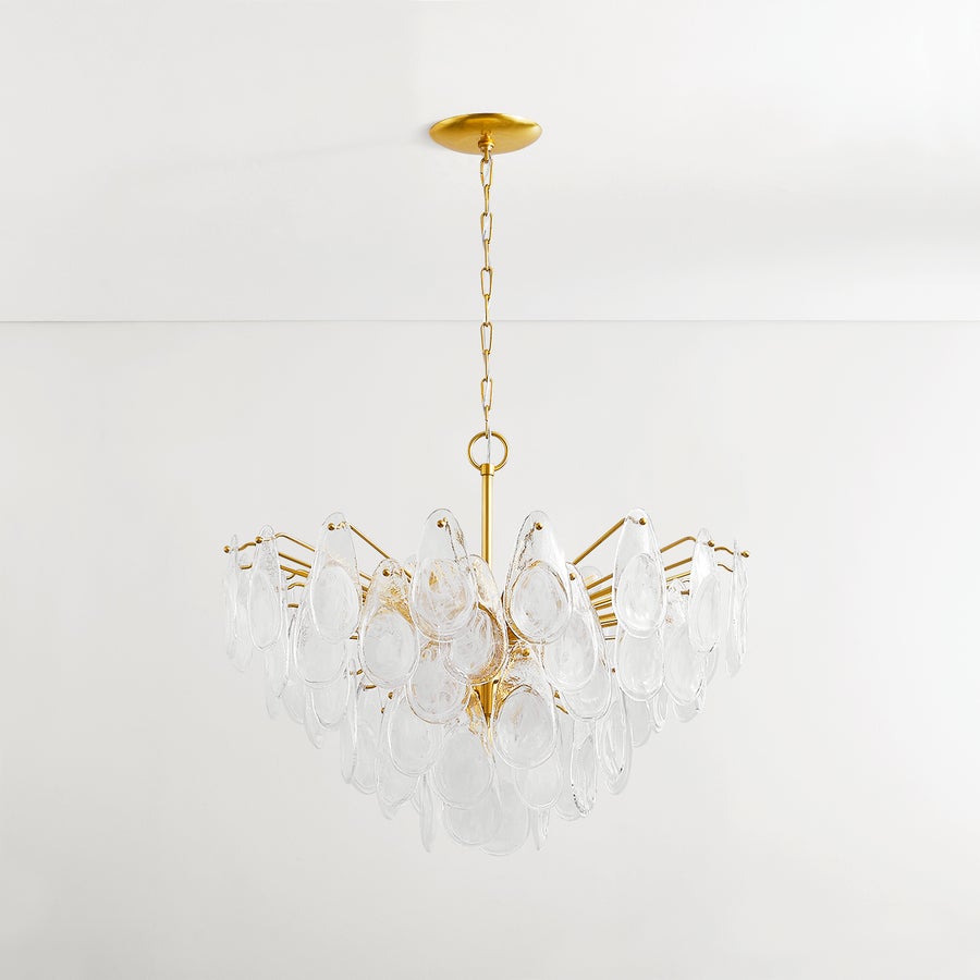 Hudson Valley Lighting DARCIA Chandelier — Aged Brass