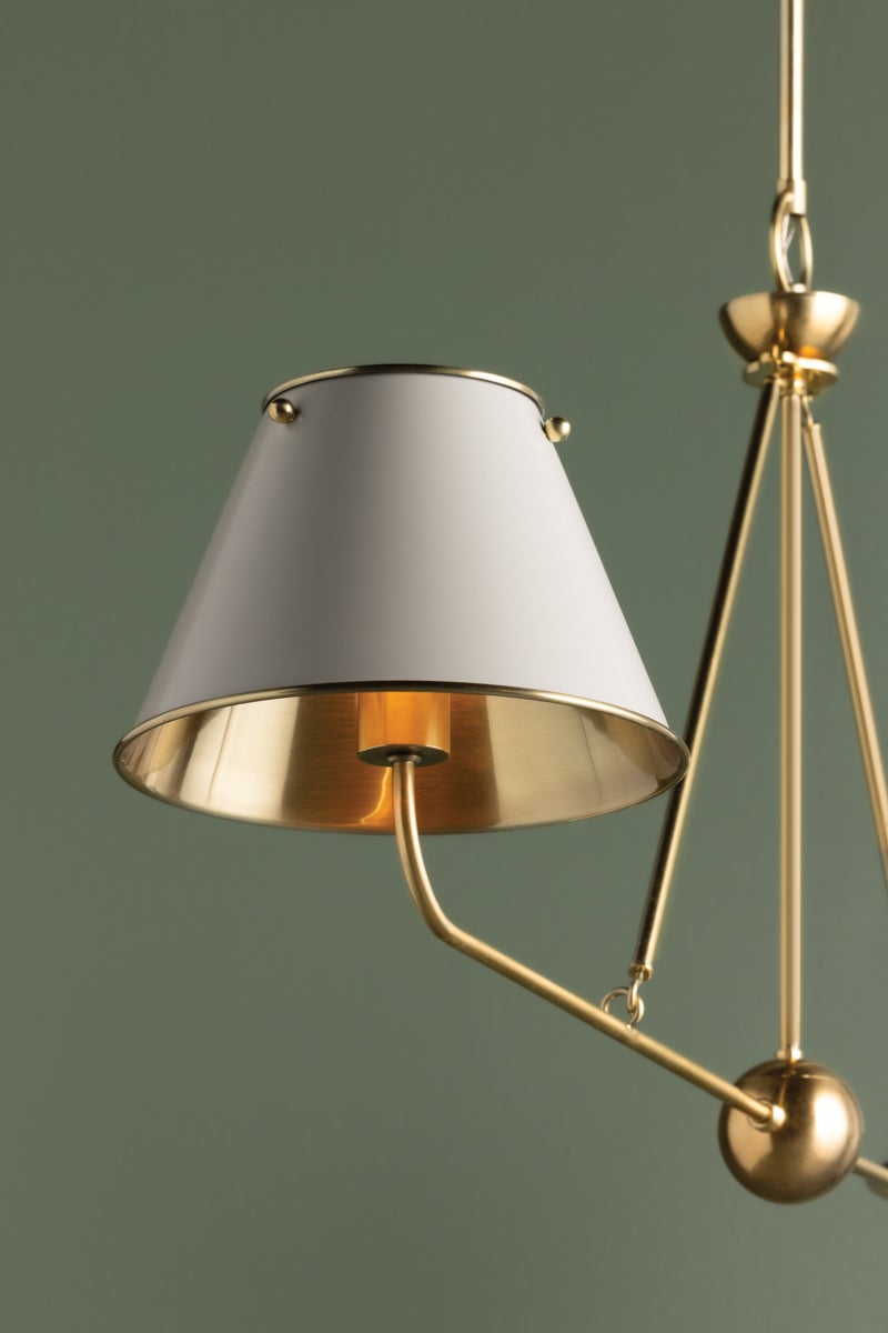 Hudson Valley Lighting Burghley Linear — MDS2001-AGB/OW