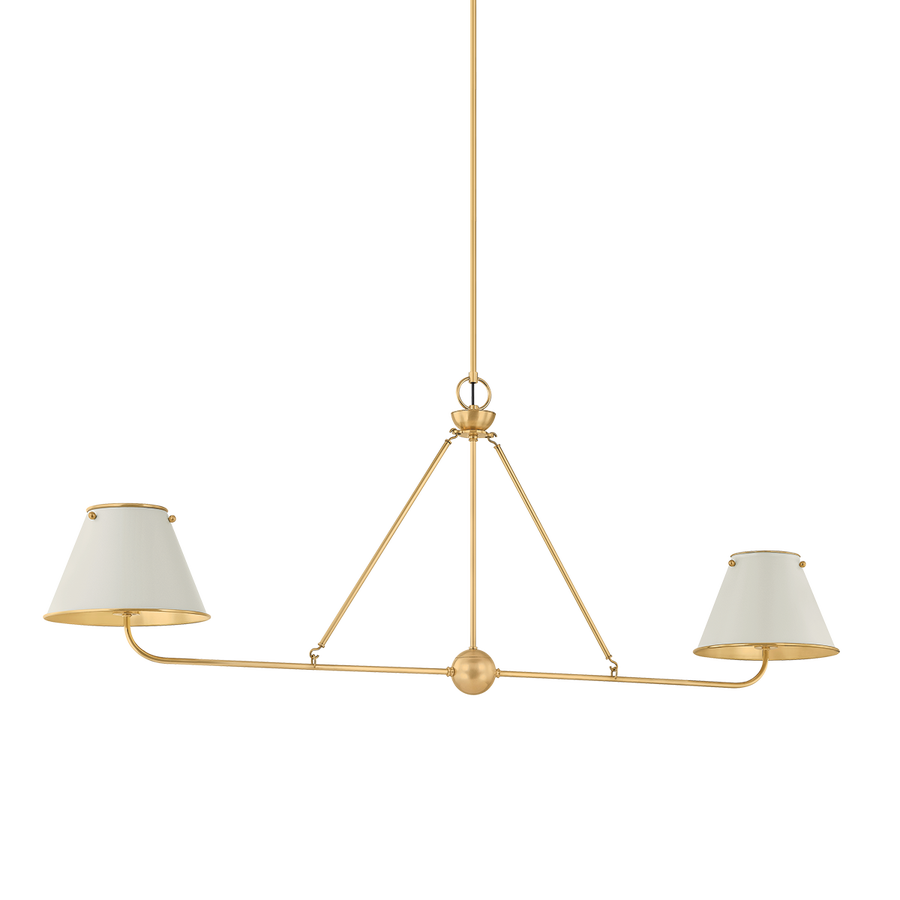 Hudson Valley Lighting Burghley Linear — MDS2001-AGB/OW