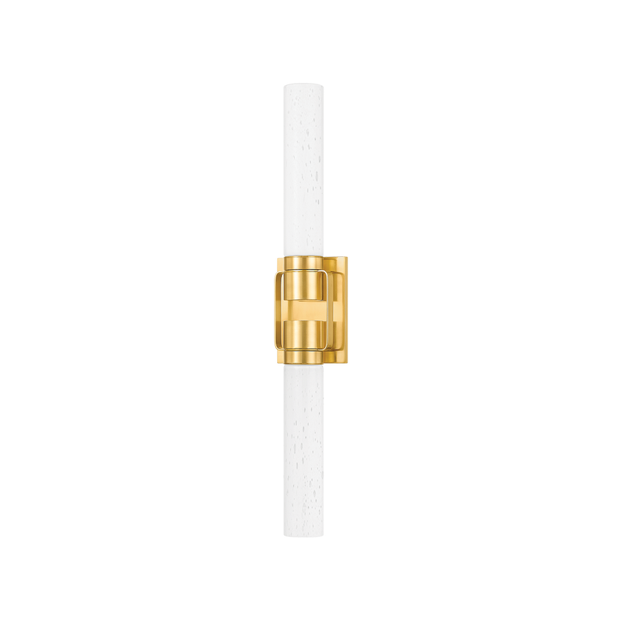 Hudson Valley Lighting GLEN OAKS Wall Sconce — Aged Brass