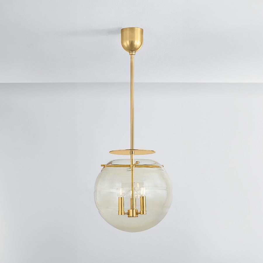 Hudson Valley Lighting GILL PENDANT — Aged Brass