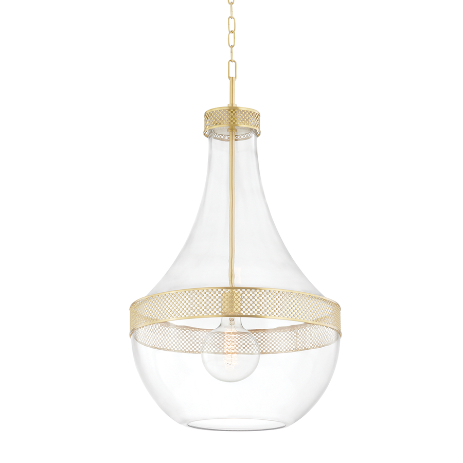 Hudson Valley Lighting Hagen Pendant — Aged Brass
