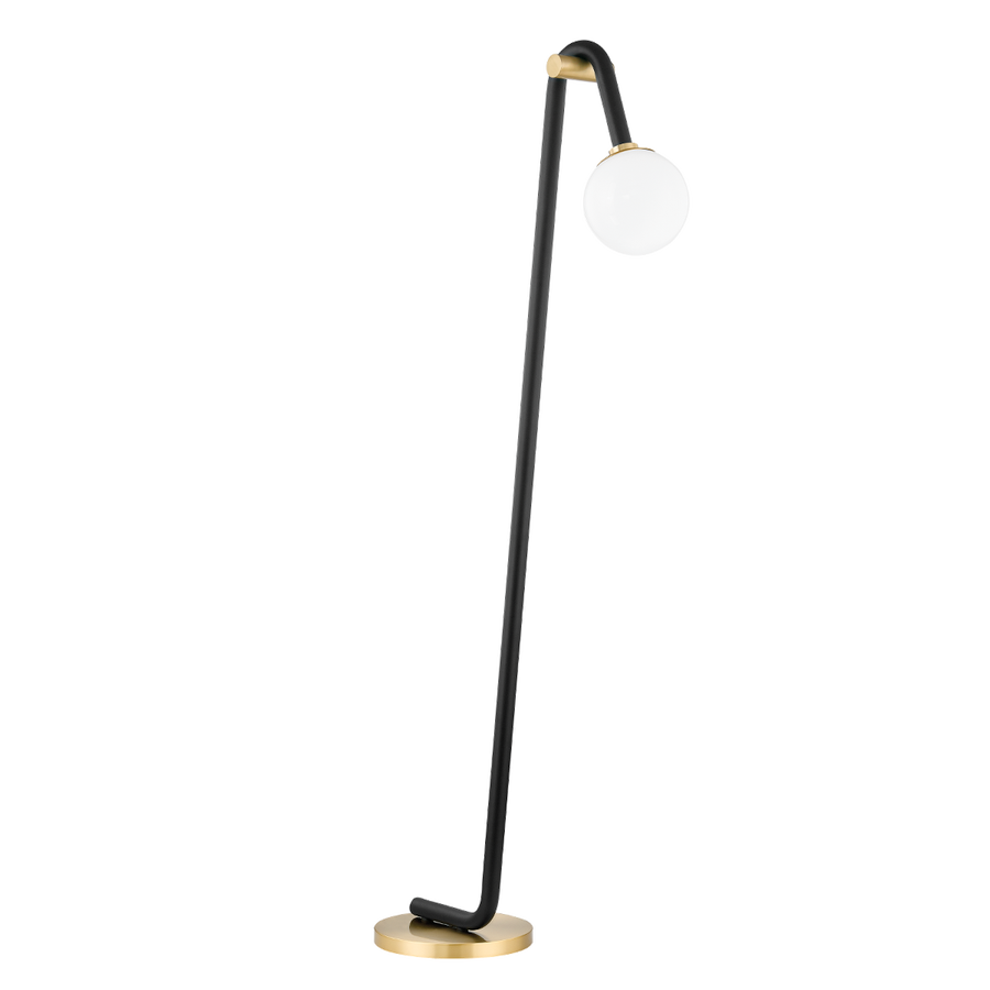 Mitzi Whit Floor Lamp — HL382401-AGB/BK