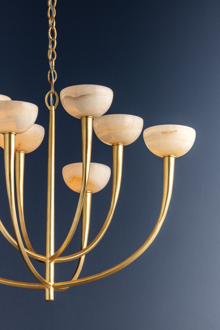 Hudson Valley Lighting Maywood Chandelier — Vintage Gold Leaf