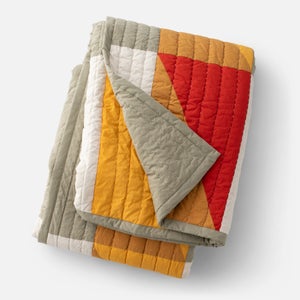 Modern Rooftops Quilt in Multicolor thumbnail 5