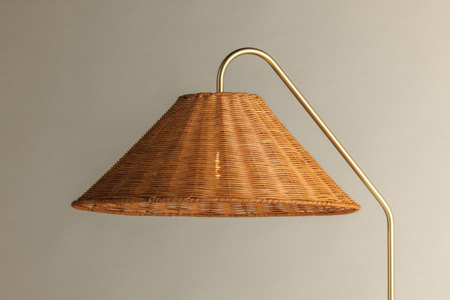 Mitzi Lauren Floor Lamp — HL599401-AGB/TBK