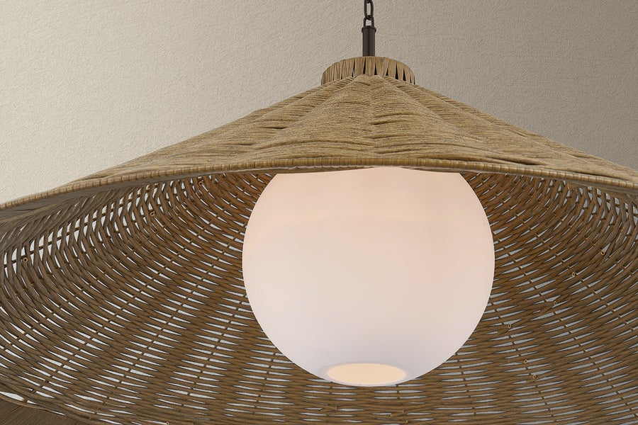 Troy Lighting Devlin Pendant — F3344-BRZ