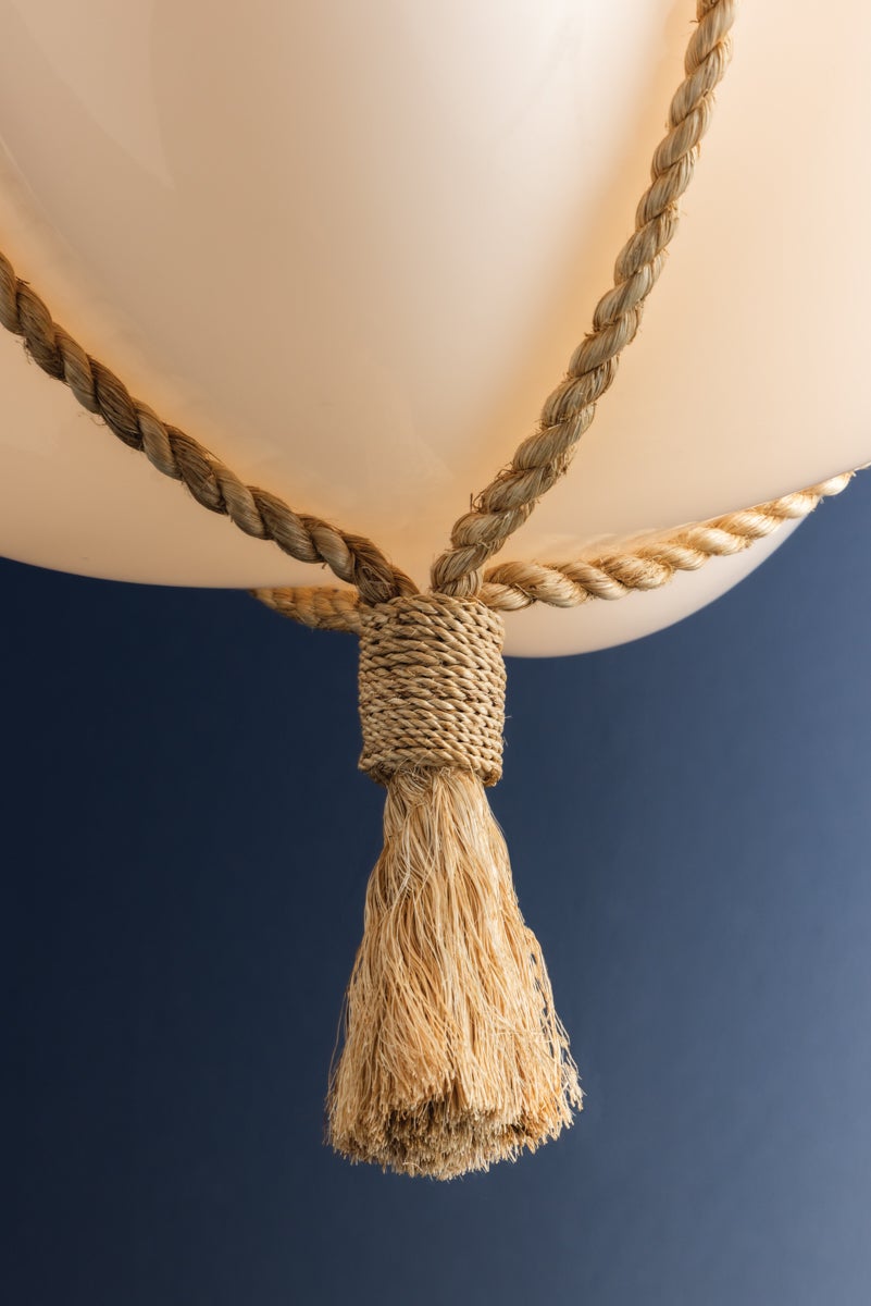 Hudson Valley Lighting AMBERLEY Pendant — Vintage Gold Leaf