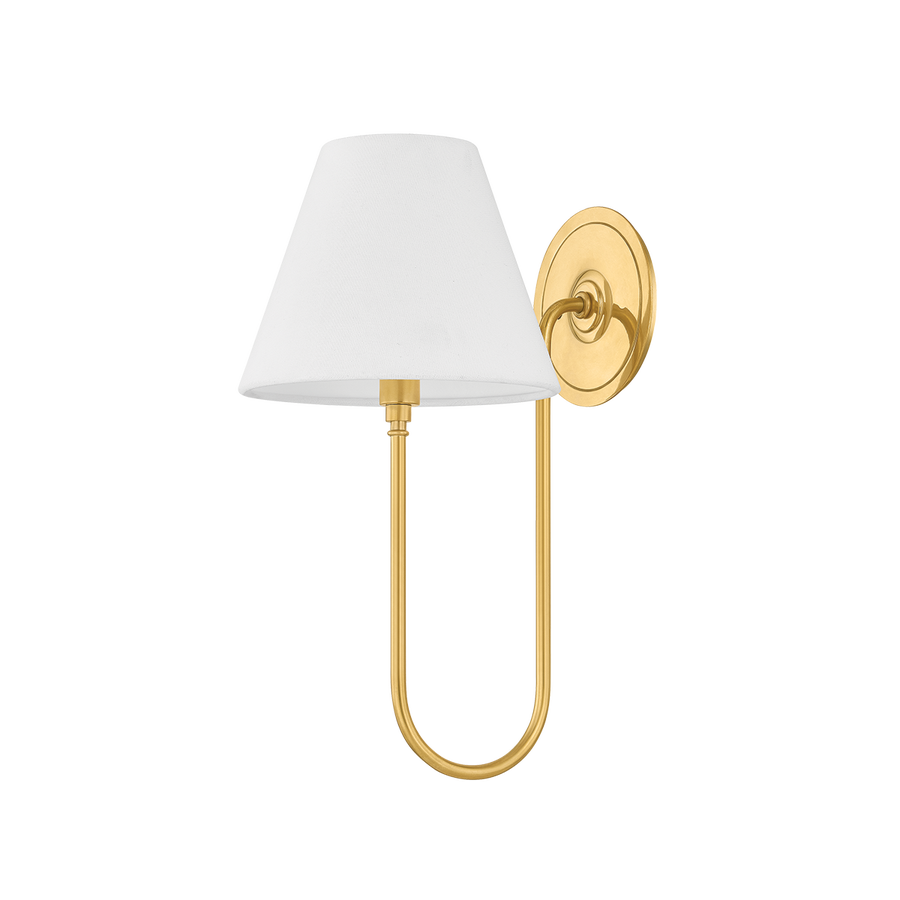Hudson Valley Lighting Hawthorne Wall Sconce — Aged Brass