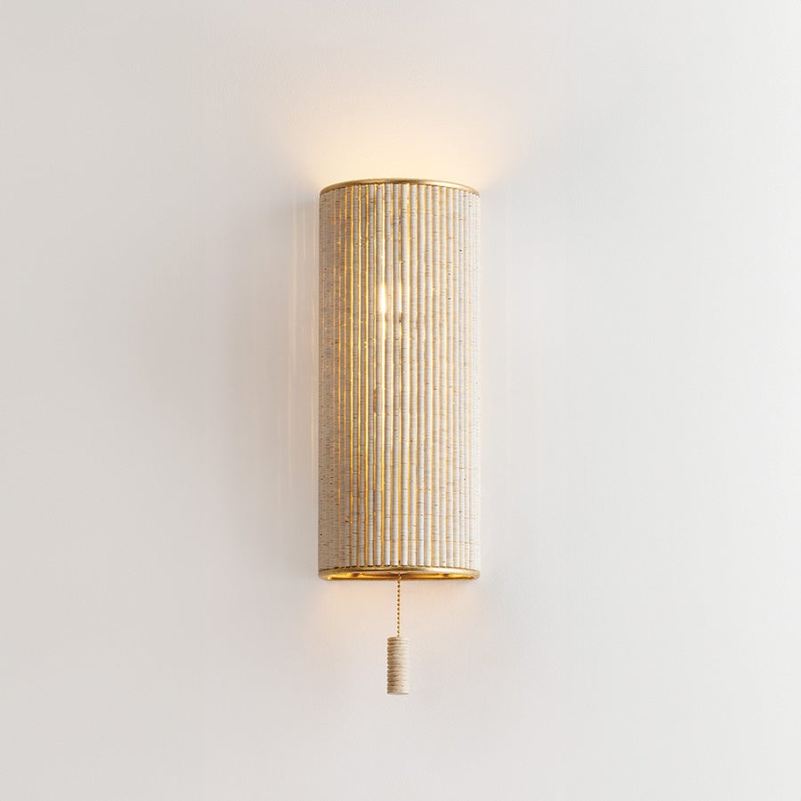 Hudson Valley Lighting HAMPDEN WALL SCONCE — Vintage Gold Leaf