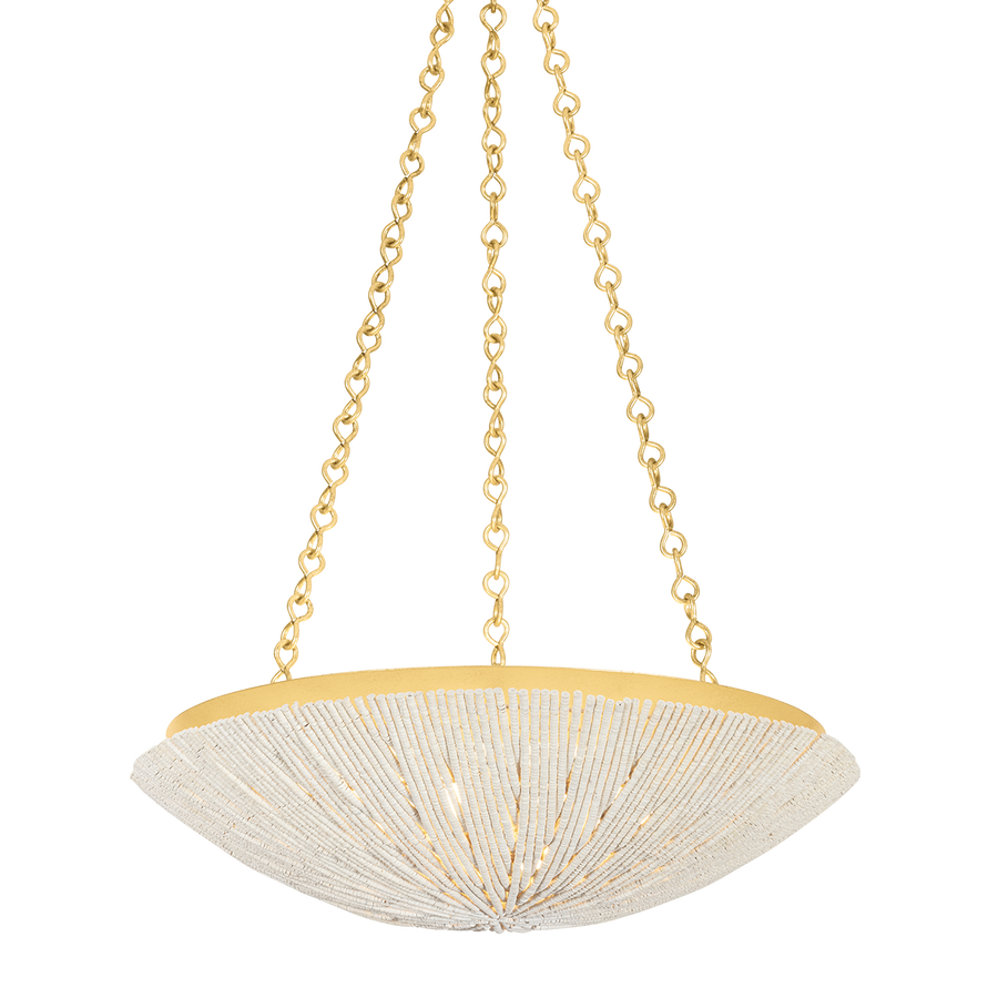 Hudson Valley Lighting SUMMERSIDE Pendant — Vintage Gold Leaf