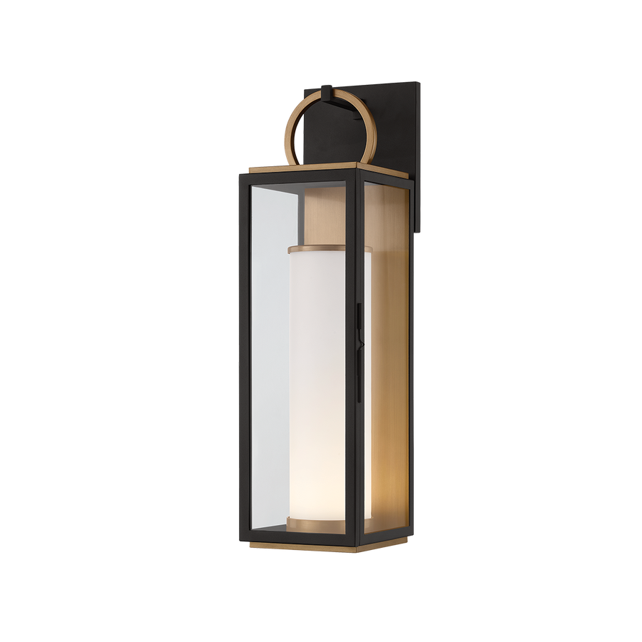 Troy Lighting Gareth Exterior Wall Sconce — B6723-PBR/TBK
