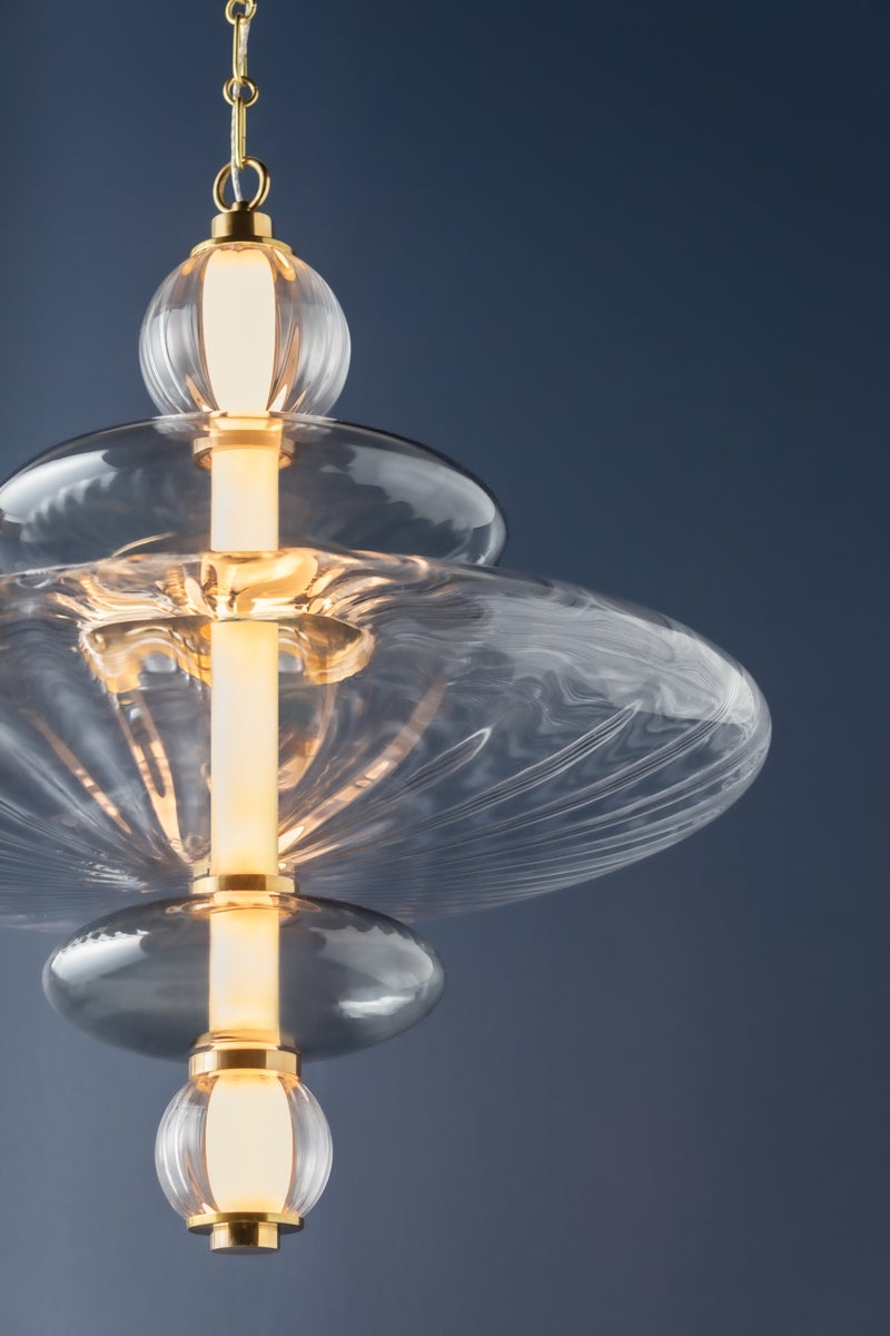Hudson Valley Lighting WILLIAMS PENDANT — Aged Brass