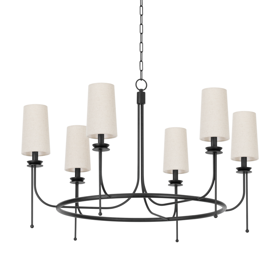 Troy Lighting Calder Chandelier — F1240-FOR