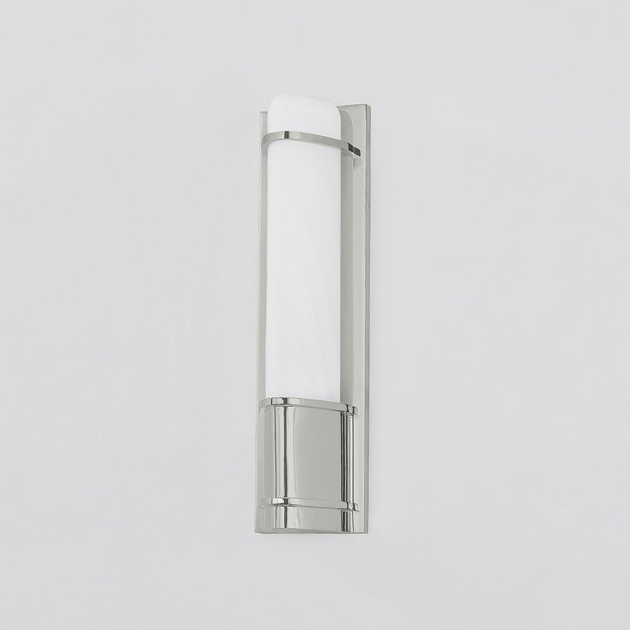 Hudson Valley Lighting TOTTENVILLE Wall Sconce — Polished Nickel