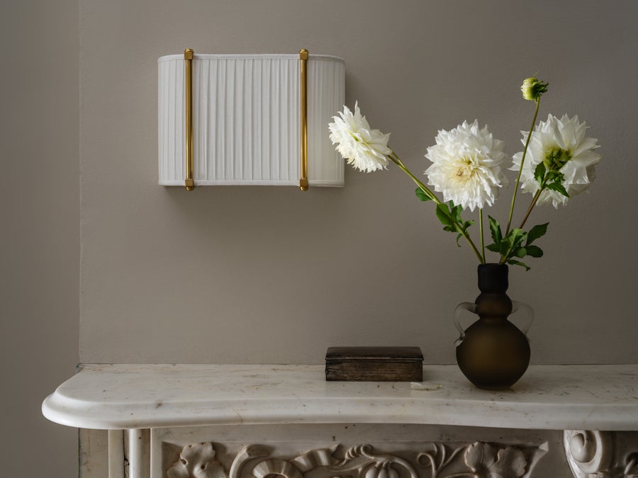Hudson Valley Lighting Cornell Wall Sconce — Aged Brass