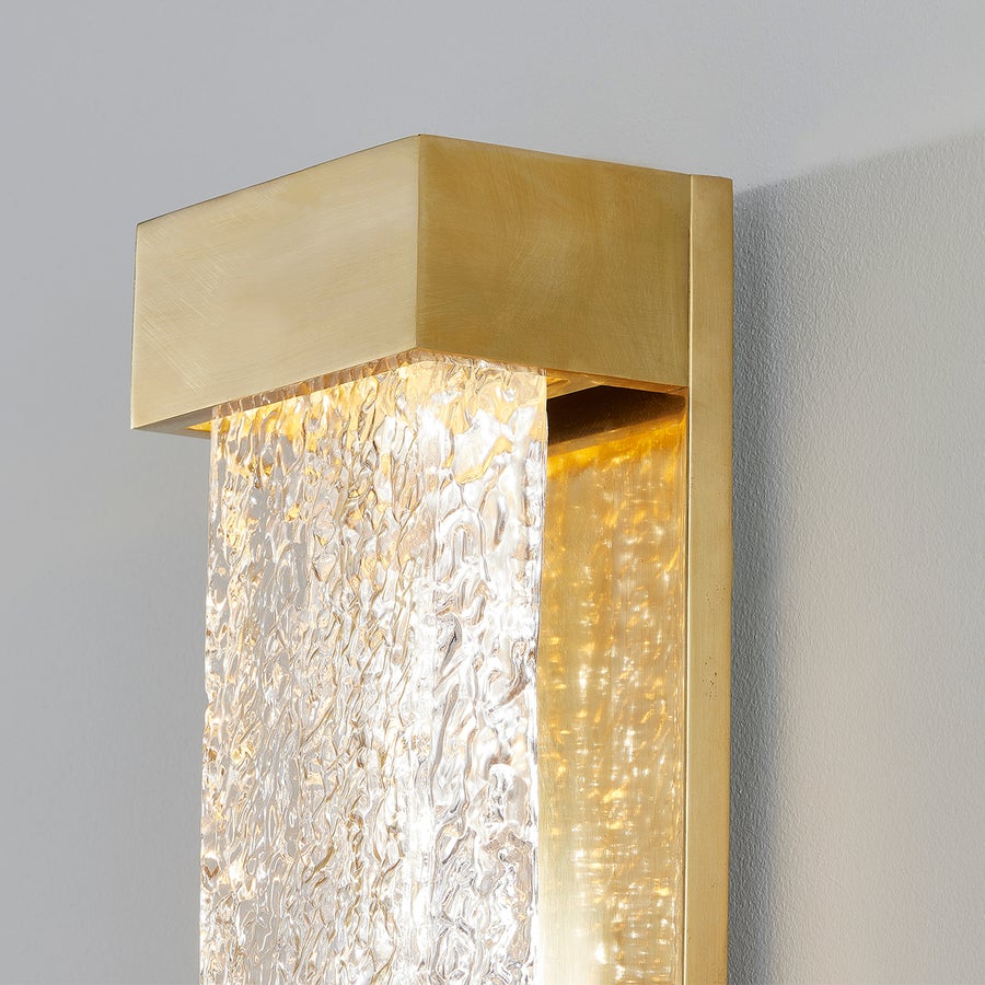 Hudson Valley Lighting Wharton Wall Sconce — Aged Brass