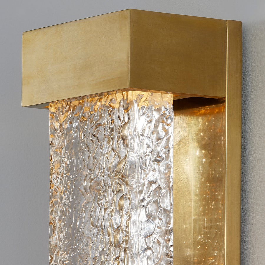 Hudson Valley Lighting Wharton Wall Sconce — Aged Brass
