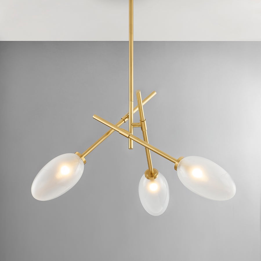 Hudson Valley Lighting Alberton Chandelier — Aged Brass