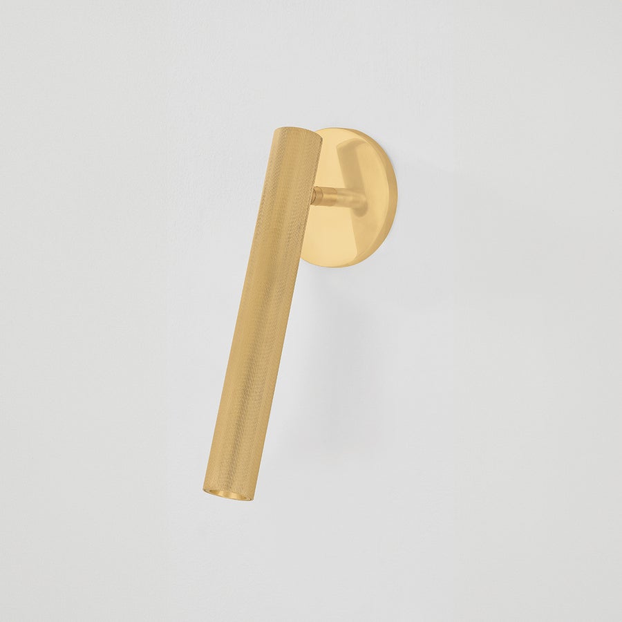 Hudson Valley Lighting SIMEON Wall Sconce — Aged Brass